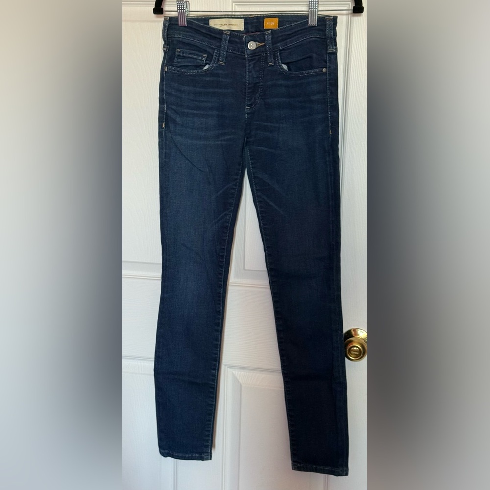 Pilcro Skinny Dark Wash Serif Skinny Jeans